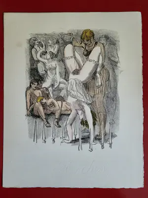 Georges Villa - 9 very rare erotic prints from 'Aphrodite', 1938 kopen? Bied vanaf 150!