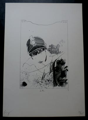Willem Snitker - litho: 25 kopen? Bied vanaf 35!