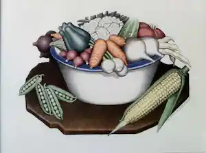 Grant wood - Vegetables verkauft für € 800!