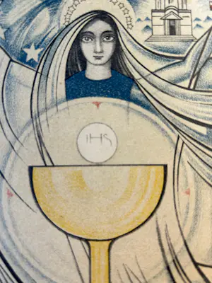 Jan Toorop - ter herinnering aan het XXVVII Internationaal Eucharistisch Conngres kopen? Bied vanaf 75!