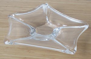 Josef Hospodka - Massieve blank kristallen Stervormige vrij gevormde schaal kopen? Bied vanaf 1!