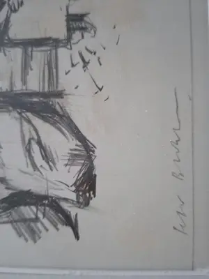 Peter Blokhuis - Tekening- aquarel kopen? Bied vanaf 60!