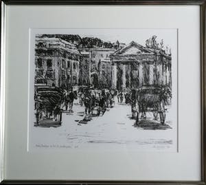 Rob Houdijk - Rome, Koetsjes op het St. Pietersplein kopen? Bied vanaf 75!