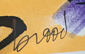 Herman Brood - Man met Hond - handgesigneerd - EA kopen? Bied vanaf 1!