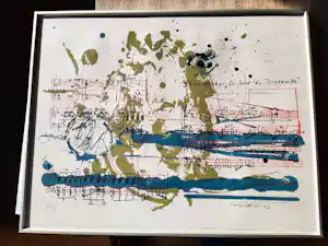 Sam Middleton - Zeefdruk titel, "Strawinsky "Le Sacre du Printemps". verkauft für € 80!
