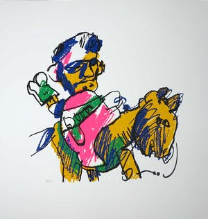 Herman Brood - Zeefdruk, Te Paard kopen? Bied vanaf 150!