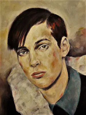 Niet of onleesbaar gesigneerd - Groot Duits? expressionistisch schilderij "jonge mannen" gesigneerd kopen? Bied vanaf 1!