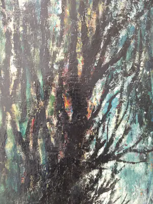 Toon Koster - Expressionistisch boszicht kopen? Bied vanaf 180!