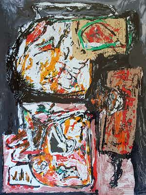 Jacques Doucet - litho 39/200, gesigneerd en 1991 (ingelijst) verkocht voor € 125!