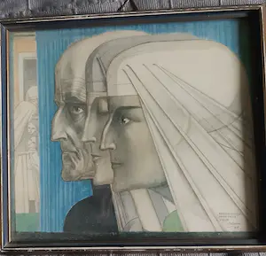 Jan Toorop - Bezonkenheid. Meditatie. Vuur. kaufen? Bieten Sie von 50!