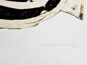 Cees Kortlang - Grote handgekleurde reliëf Ets/aquatint - potloodges. - zeer kleine oplage (15) kopen? Bied vanaf 64!