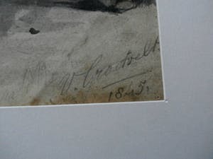 Jan Hendrik van Grootvelt - Aquarel: Boerenschuur - 1845 kopen? Bied vanaf 75!