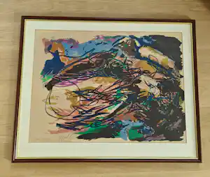 Karel Appel - Black Mountains vendu pour 845€ !