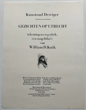 Dirkje Kuik - Affiche Kunstzaal De Reiger + print kopen? Bied vanaf 20!