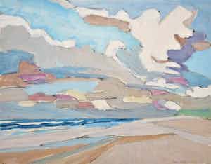 Paul Overhaus - Zeegezicht verkocht voor € 50!