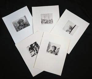 Luis Filcer - Lot van vijf etsen kopen? Bied vanaf 1!