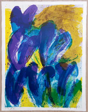 Jan Cremer - Tulpen, litho kopen? Bied vanaf 150!