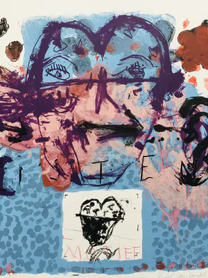 Rik van Iersel - expressionistische zeefdruk - 1998 kopen? Bied vanaf 75!