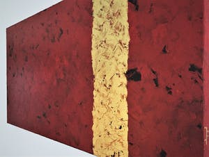 John Foppen - Rapsodie in Red+Black+ Gold... # K02. XL. GROOT. kopen? Bied vanaf 169!