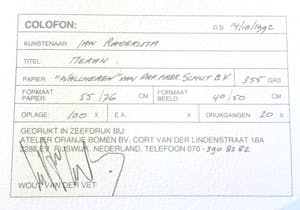 Jan Radersma - Merah kopen? Bied vanaf 30!