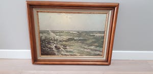 Arnout van Gilst - olie op doek, zeezicht, gesigneerd kopen? Bied vanaf 175!