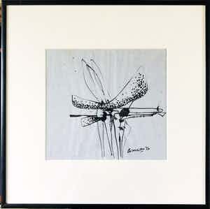 Corneille - sans titre maar met lijst! verkocht voor € 1395!