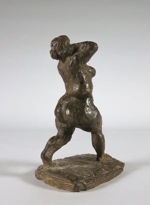 Arie Teeuwisse - Bronzen beeld van een staande naakte vrouw kopen? Bied vanaf 300!