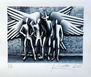 Mark Kostabi - Spirits of New York verkocht voor € 80!