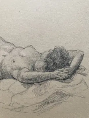 Clemens van Lamsweerde - Liggend naakt kopen? Bied vanaf 125!