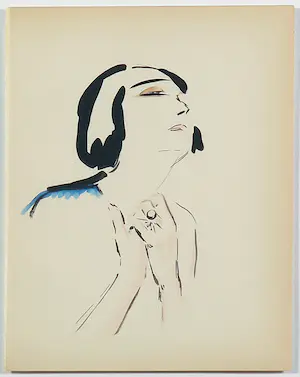 Kees van Dongen - Pochoir, Pirère - Ingelijst kopen? Bied vanaf 1!