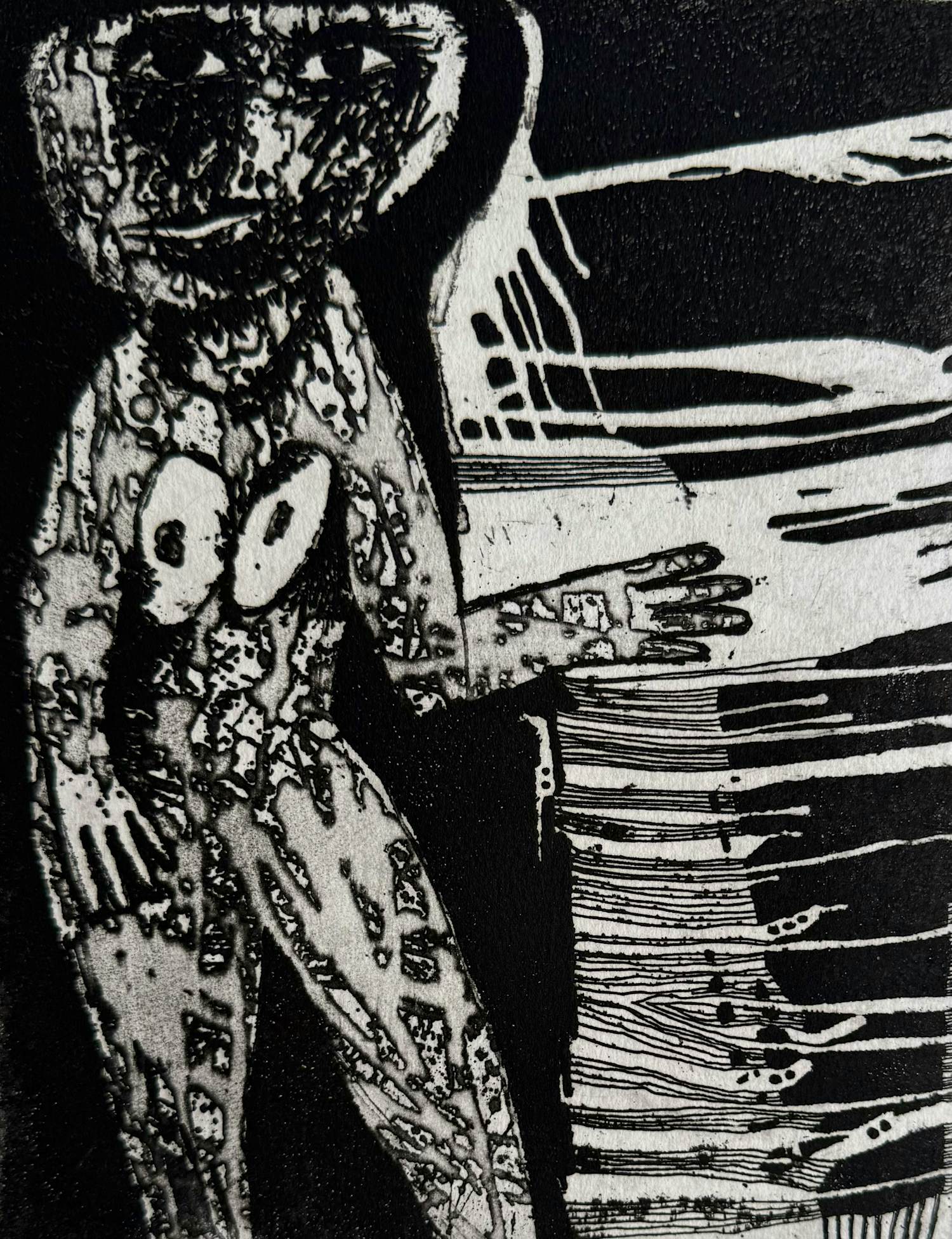 Hans van Draanen - handgesigneerde ets | 'Naakte vrouw' | 1964 kopen? Bied vanaf 80!