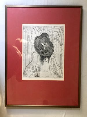 Vic Gentils - Naakte Vrouw - Zeefdruk, Ingelijst kopen? Bied vanaf 75!