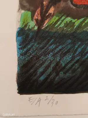 Corneille - In Wonderland - De Koningin van de Toren - Kunstenaarsproef met Atelier Stempel kopen? Bied vanaf 249!