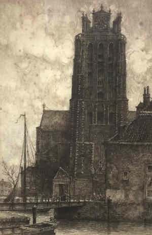 Willem van Nieuwenhoven - C4801, Toren te Dordrecht verkocht voor € 75!
