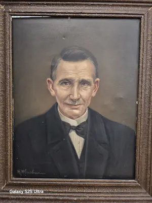 Heinrich Windhausen - Portret pendant koppel kopen? Bied vanaf 80!