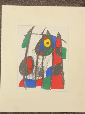 Joan Miro - Joan Miro - handgesigneerde originallithographie VII kopen? Bied vanaf 345!