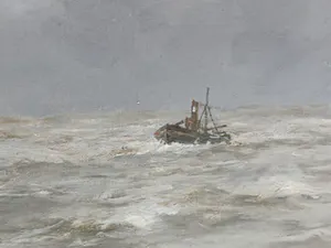 Johannes Keus - De Scheveningen 491. (groot 123!) kopen? Bied vanaf 175!