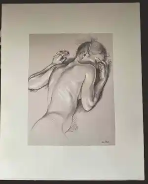 Francine van Hove - étude pour Paradis terrestre verkauft für € 125!