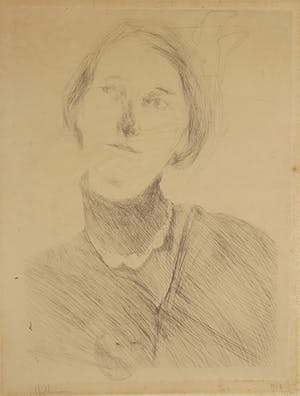 Jaap Hillenius - Lot van twee etsen, Portretten kopen? Bied vanaf 50!