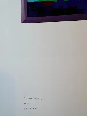 Ton Schulten - Olieverf op doek, Confrontatie kaufen? Bieten Sie von 4000!