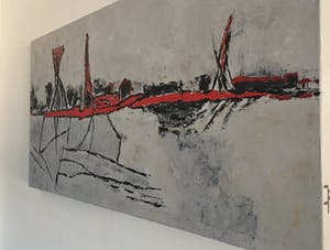 John Foppen - Italian Fishing Village Anno 1900..... # K04 . XL. GROOT. kopen? Bied vanaf 169!