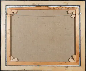 Jan de Beus - Pasteus olieverf op doek, Landschap Muiderberg - Ingelijst kopen? Bied vanaf 400!