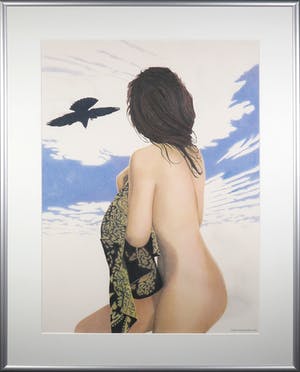 Inge Krassenburg - Potlood, Anoescka II - Ingelijst (Groot) kopen? Bied vanaf 70!