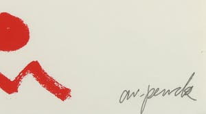 A.R. Penck - Zeldzame, handgesigneerde litho, Determinator kopen? Bied vanaf 1!