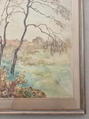 Adrianus Johannes Grootens - Bomen. Landschap. Herfst. kopen? Bied vanaf 79!