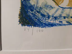 Lucebert - Oh oor, O hoor - kleurenlitho, Ingelijst, oplage 100 kopen? Bied vanaf 200!