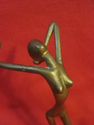 Brons (Onbekend) - Dansende vrouw. kopen? Bied vanaf 48!