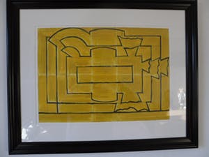 Toon Teeken - Litho, titel,"Katafalk". kopen? Bied vanaf 10!