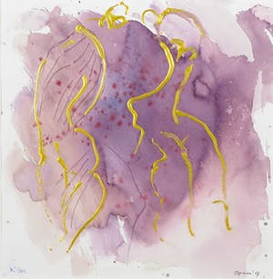 Franscz Witte - Aquarel, Levenslust kopen? Bied vanaf 10!