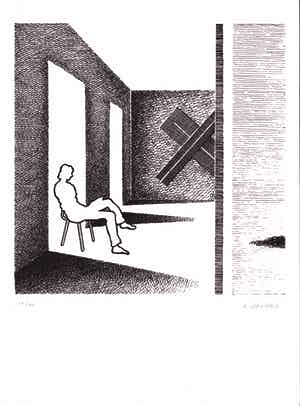 Antoon de Clerck - Zittend figuur + Stoel verkocht voor € 30!